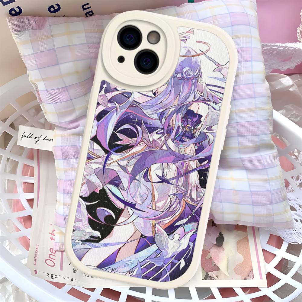 Чехол для телефона Honkai Star Rail Cyrene из твердой кожи для iPhone 16 15 14 13 12 Mini 11 14 Pro Max Xs X Xr 7 8 Plus Fundas