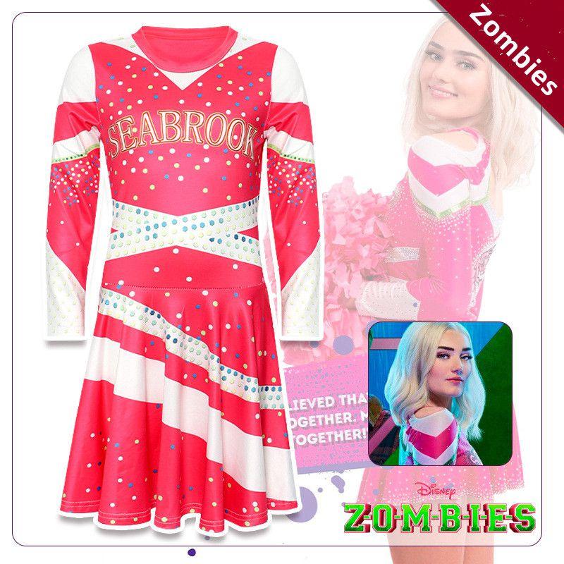 Zombie 3 Halloween Cheerleader Costume For Girls Premium Quality And Vivid Colors