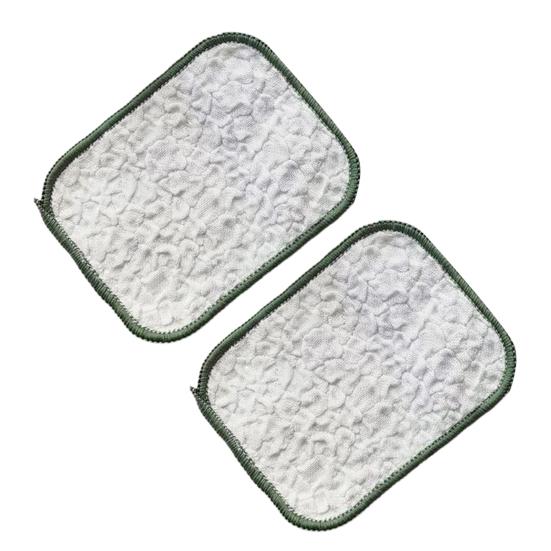 1/2/5/10 шт. Салфетка для мытья посуды из древесного волокна, Двусторонняя чистящая салфетка с тканью из серебряной нити, Многоразовое кухонное полотенце