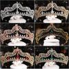 New Crystal Crown Rhinestone Jewelry and Crown Female Hair Accessories Wedding Bride Hair Jewelry Birthday Party Headdress