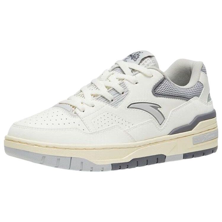 Anta Flame 4.0 противоскользящие прочные низкие кроссовки для скейтбординга женские кроссовки для скейтбординга белые серые 122328081-1