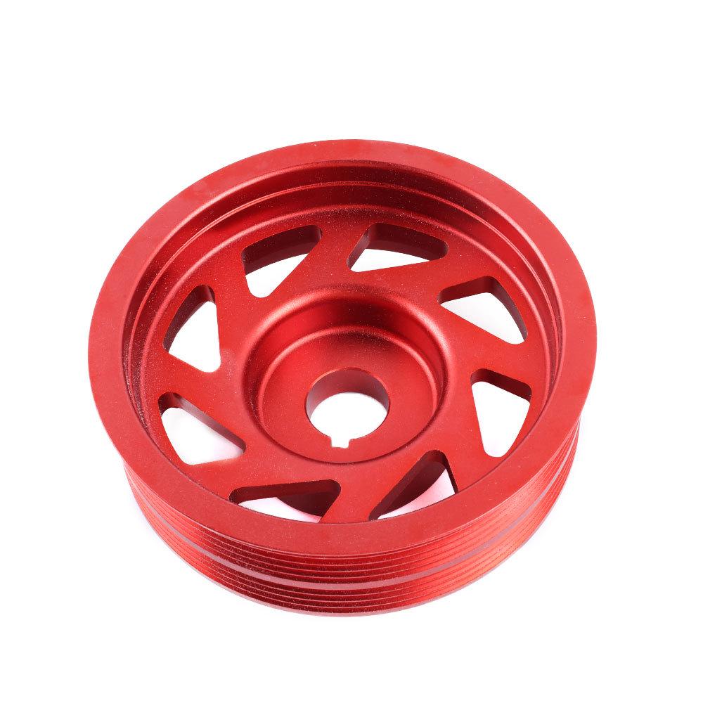 Lightweight Aluminum Crank Pulley for Subaru WRX, STI, and Legacy
