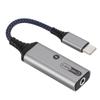 Адаптер 2-в-1 USB Type C на AUX 3,5 мм для наушников и зарядки для Samsung Huawei