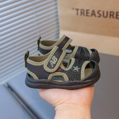 Сандалии для мальчика, обувь для малышей, новые сандалии для малышей с мягкой подошвой, защита от ударов, повседневная пляжная обувь, сандалии для девочки