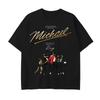 MJ Майкл Джексон Фильм золотой логотип графика 100% Хлопок унисекс футболка 2026 Лето Новая Мода Унисекс Короткий рукав Футболка подарок для фаната
