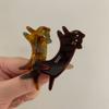 Acetic Acid Cat Shaped Hair Clip Kitten Cute Side Clip Cute Animals Hairpin  Female