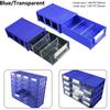 1PC PE Storage Box Stackable Plastic Storage Boxes 140*85*40mm Outdoor Size Component Screws Toolbox Hardware Parts