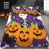 Комплект постельного белья на тему Хэллоуина, наволочка для спальни, пододеяльник, комплект постельного белья, пододеяльник, полноразмерная односпальная/двуспальная кровать, украшение для дома