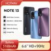 HOTWAV Note 13 Смартфон Android 13 6.6'' HD+ 8 ГБ(4+4) RAM+128 ГБ ROM 50 МП 5160 мАч аккумулятор сотовые телефоны