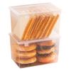 2.8L Transparent Bread Box Air-Tight Seal Large Opening Food Grade Material Thick Bread Container Home Kitchen Bakery Storage Case