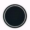 1pc Car Non-slip Water Cup Pad Diamond Rhinestone Bling Decoration Auto Interior Cup Bottle Anti-skid Rubber Mat Car Accessories ARI