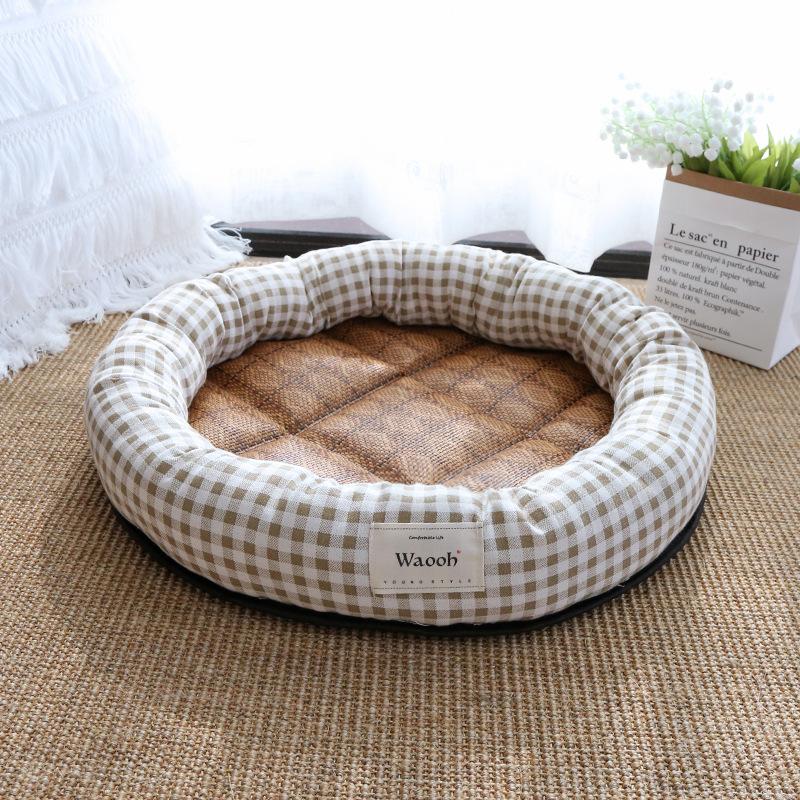 Летний охлаждающий коврик для кошек, охлаждающий коврик для собак, охлаждающий коврик для соломы, охлаждающий коврик для кошек, охлаждающий коврик для кошек, охлаждающий коврик для кошек, коврик из ротанга