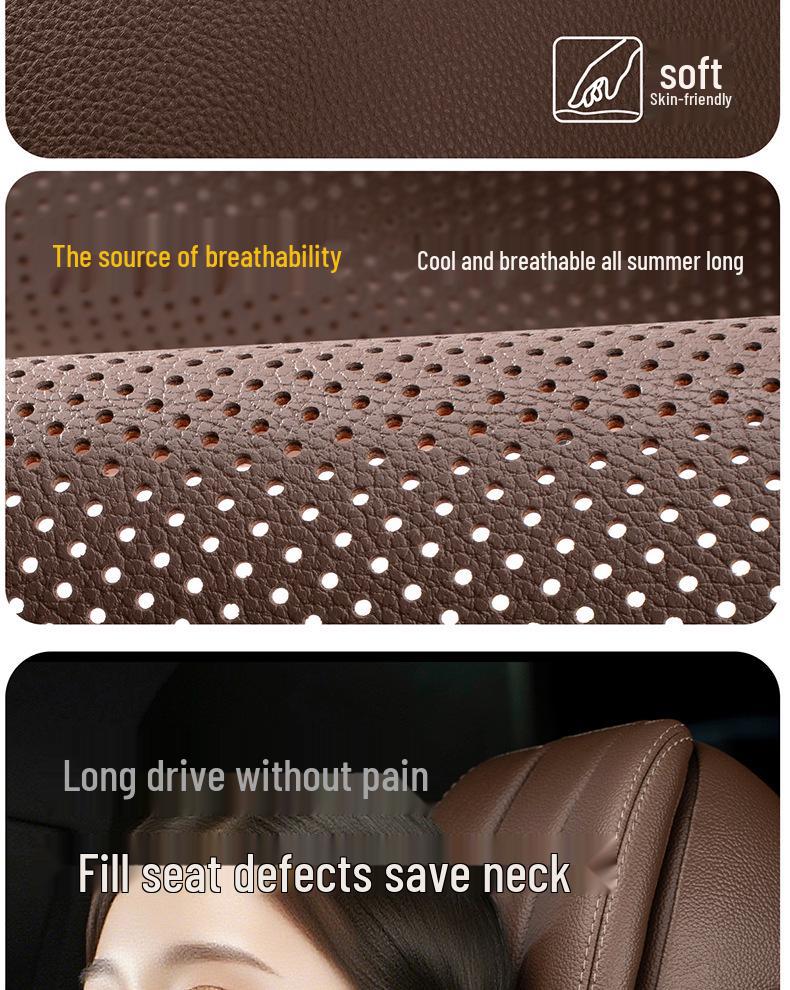 BMW Headrest & Lumbar Support: Compatible with 5 Series, i3, 7 Series, X1, iX3, X5, X6, X7.