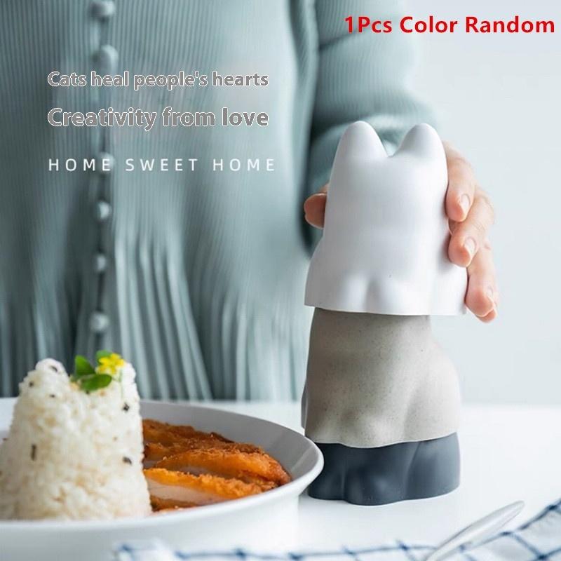 Форма для рисовых шариков в форме кошки Домашняя кухонная утварь для суши-пресса Удобные японские аксессуары для бэнто своими руками