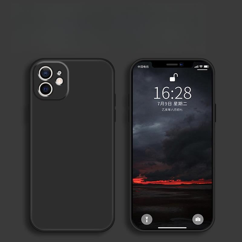 Applicable To Apple 15pro Mobile Phone Case IPhone Protective Case Liquid Soft Silicone Full-cover Anti-fall Case for Men and Women