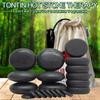 TONTIN Массажный набор с горячими камнями, круглые камни, базальтовые массажные камни, сумка-нагреватель для салона и спа, 220 и 110 Вольт, CE и ROHS