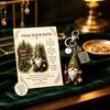 Travel Keychain Gnome with Inspirational Card, Still Hanging On, Keep Growing, Fine Healing Charm Your Path, Dwarf Key Ring for Bags Backpacks