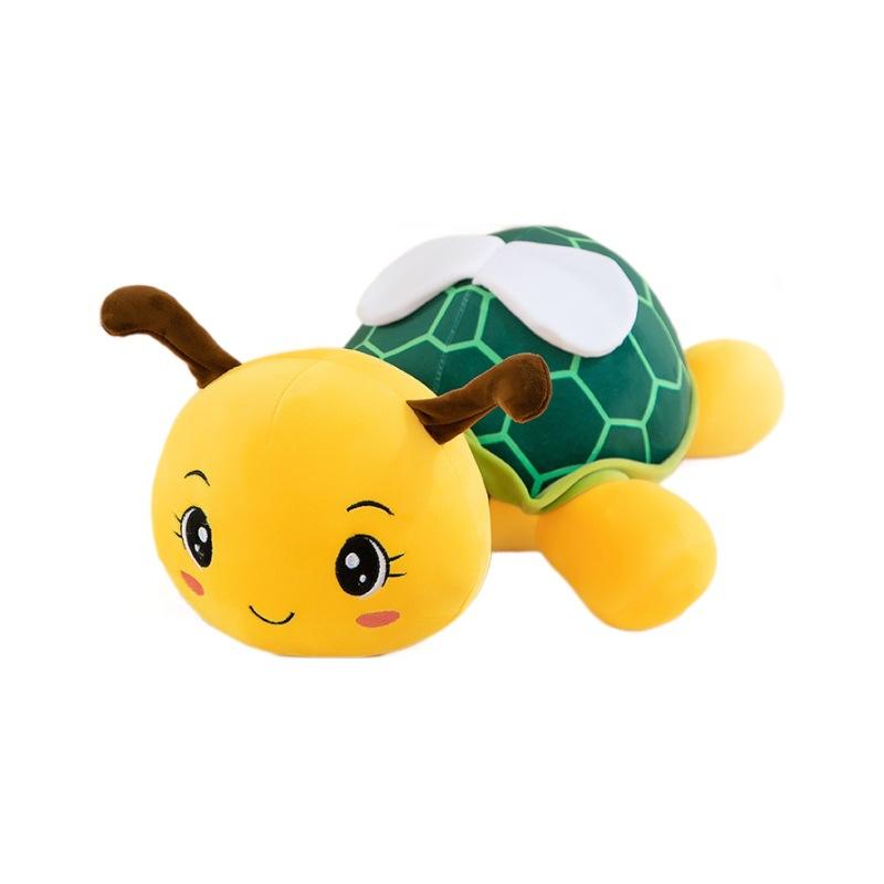 Cute Turtle Honey Doll Plush Toys Children's Sleeping Comfort Pillow Claw Machine Activity Gift Bee Ornaments