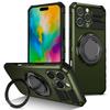 Прочный магнитный автомобильный держатель для телефона для IPhone 17 16 15 14 Plus 13 12 Pro Max, металлический вращающийся на 360 градусов кронштейн, кольцо-чехол