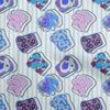 Ткань Cotton Flex Light Blue Food Craft Projects Decor Fabric Printed By The Yard 40 Inch