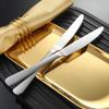 Европейский обеденный нож из нержавеющей стали - Взрослые западные столовые приборы для стейка для дома и отеля