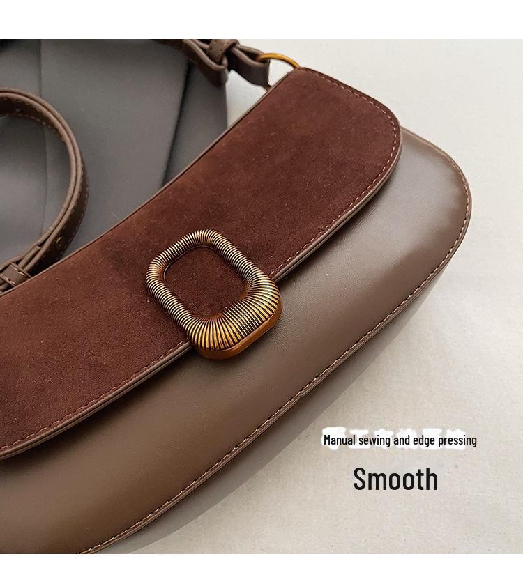 Versatile Women's Crossbody Underarm Bag - 2024 Autumn/Winter Trend, Fashionable One-Shoulder Small Square Design