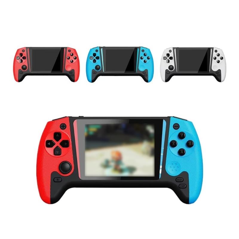 Портативная ручная игровая консоль с 3,5-дюймовым экраном для игры одного/двух игроков и предустановленными классическими играми