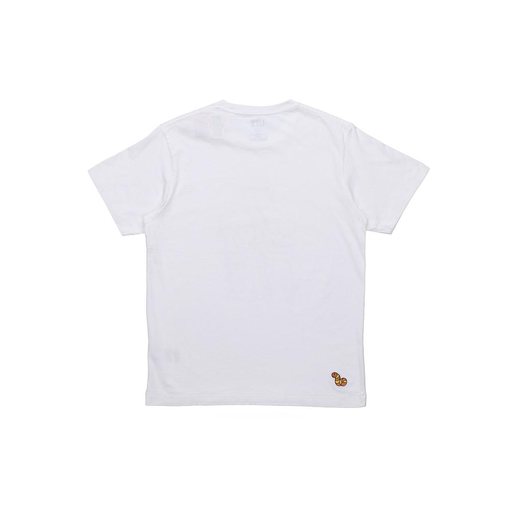 Uniqlo X Sesame Street X Kaws Collaboration Cartoon Pattern Short Sleeve T-Shirt Unisex Tops White 416157-01
