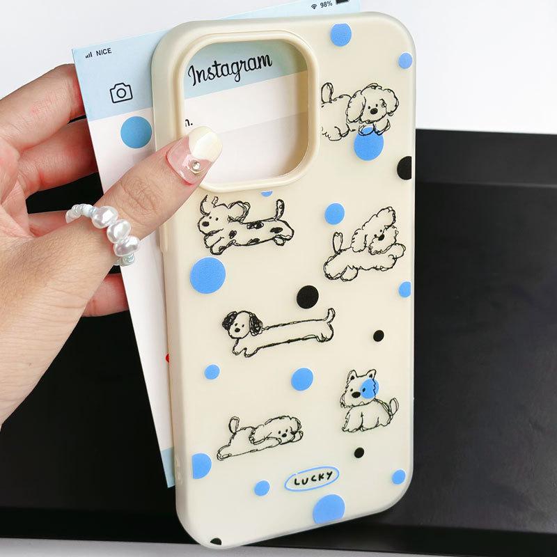 Чехол Zhitai Cartoon Jelly Skin для iPhone 11/12/14/15/16 Pro Max