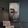 Wall Art Portrait Art Painting Wall Canvas Art Poster and Print Wall Art Beautiful Ballerina Picture for Living Room Home Decor