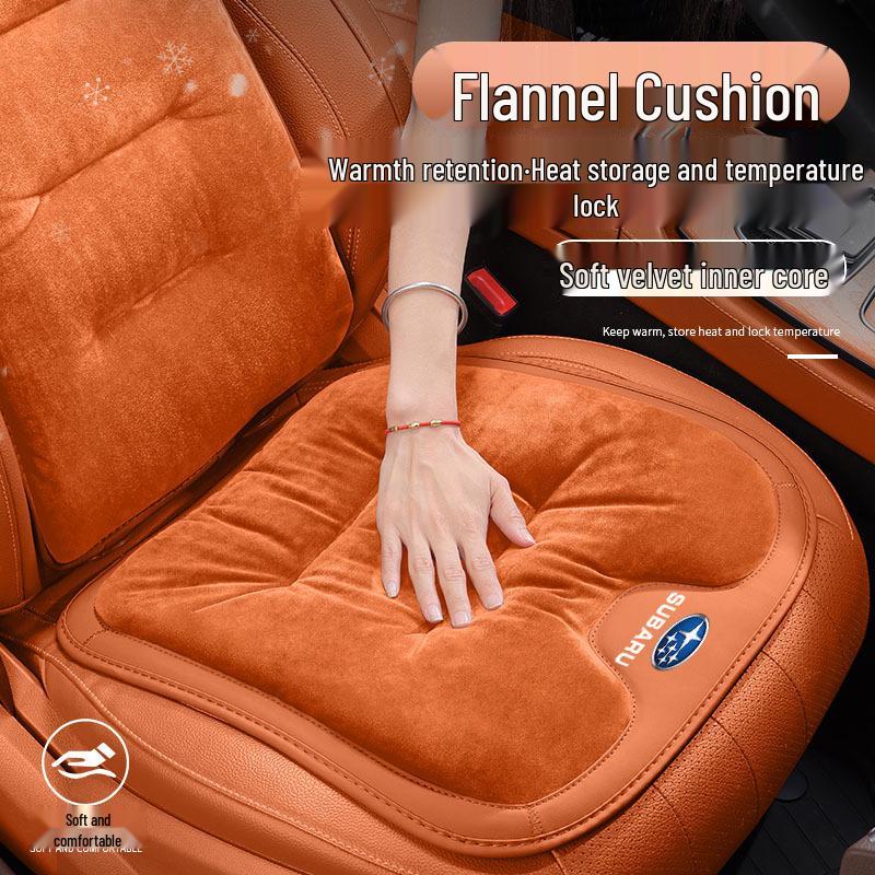 Зимняя теплая фланелевая подушка на сиденье для Subaru BRZ, WRX, Forester, Outback, Crosstrek