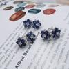 Sace Gems 100% стерлингового серебра 925 пробы, серьги с сапфиром, сверкающие высокоуглеродистые бриллианты, свадебные, помолвочные, вечерние, ювелирные изделия, подарки