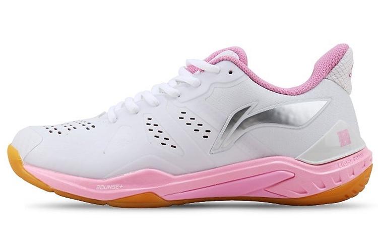Li Ning Крутые дышащие износостойкие нескользящие низкие бадминтонные кроссовки для женщин AYAR034-2 с амортизацией