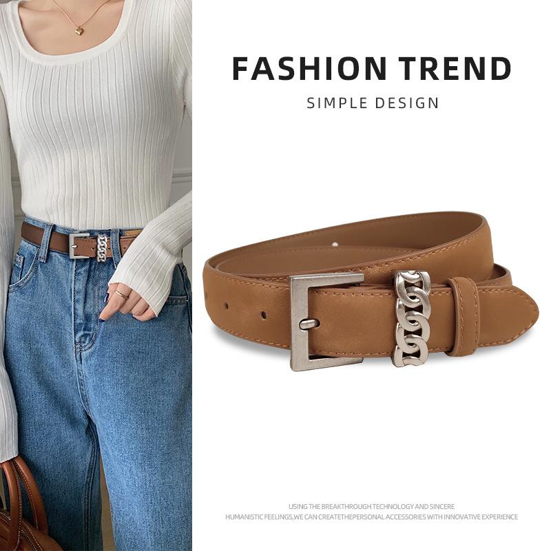 Бархатный матовый кожаный женский ремень из коровьей кожи для женщин, женский ремень с повседневными брюками, джинсами, женским ремнем