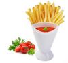 Home Kitchen Potato Tool Tableware 2 In 1 French Fry  with Dipping Cup