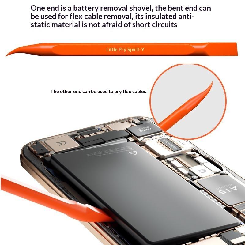 Набор для ремонта экрана 7 в 1 с 3 пластиковыми лопатками, 2 лезвиями для вскрытия, 1 пластиковой картой и 1 пластиковой бутылочкой с спиртом