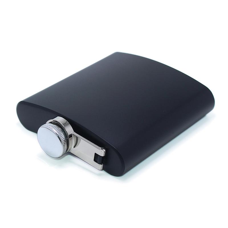 6 унций фляжка из нержавеющей стали с матовым лаком карманная фляжка для алкоголя виски ликерная бутылка с завинчивающейся крышкой дорожная портативная винная кружка