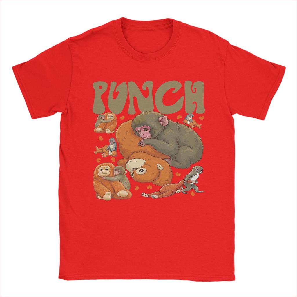 Punch Monkey T Shirt Mens  Pure Cotton Novelty TShirt O Neck  Tees Short Sleeve Clothes Gift