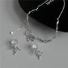 Модный Дизайн Плавающие Медузы Матовый Хрусталь Серьги Ожерелье Набор Креативность Личность Женские Акалефы Пусеты Серьги Украшения