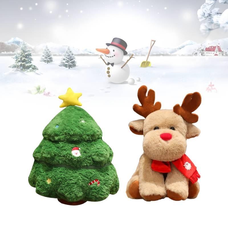 Радостная Рождественская Серия Плюшевая Подушка с Очаровательным Дизайном Санты для Праздничного Декора