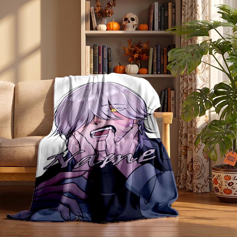 mystery Custom Flannel Blankets Soft Warm Cozy Throws for Home Decor Holiday Gifts
