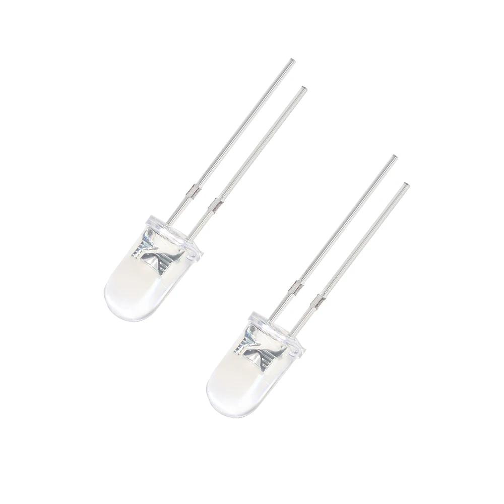 50/100 шт. 5 мм супер яркие светодиодные диодные многоцветные лампы белые/красные/желтые/зеленые/синие светодиоды электронные компоненты