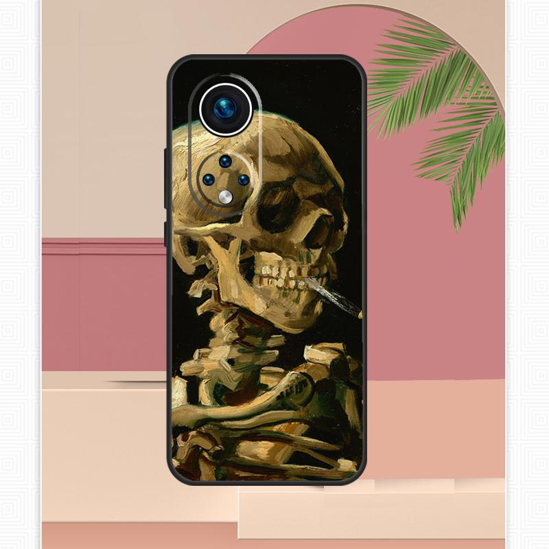 Чехол с готическим черепом для Honor Magic 8 Pro 7 6 5 Lite Honor 200 400 X9c X9b X9a X8b X8a X8c 50 70 90