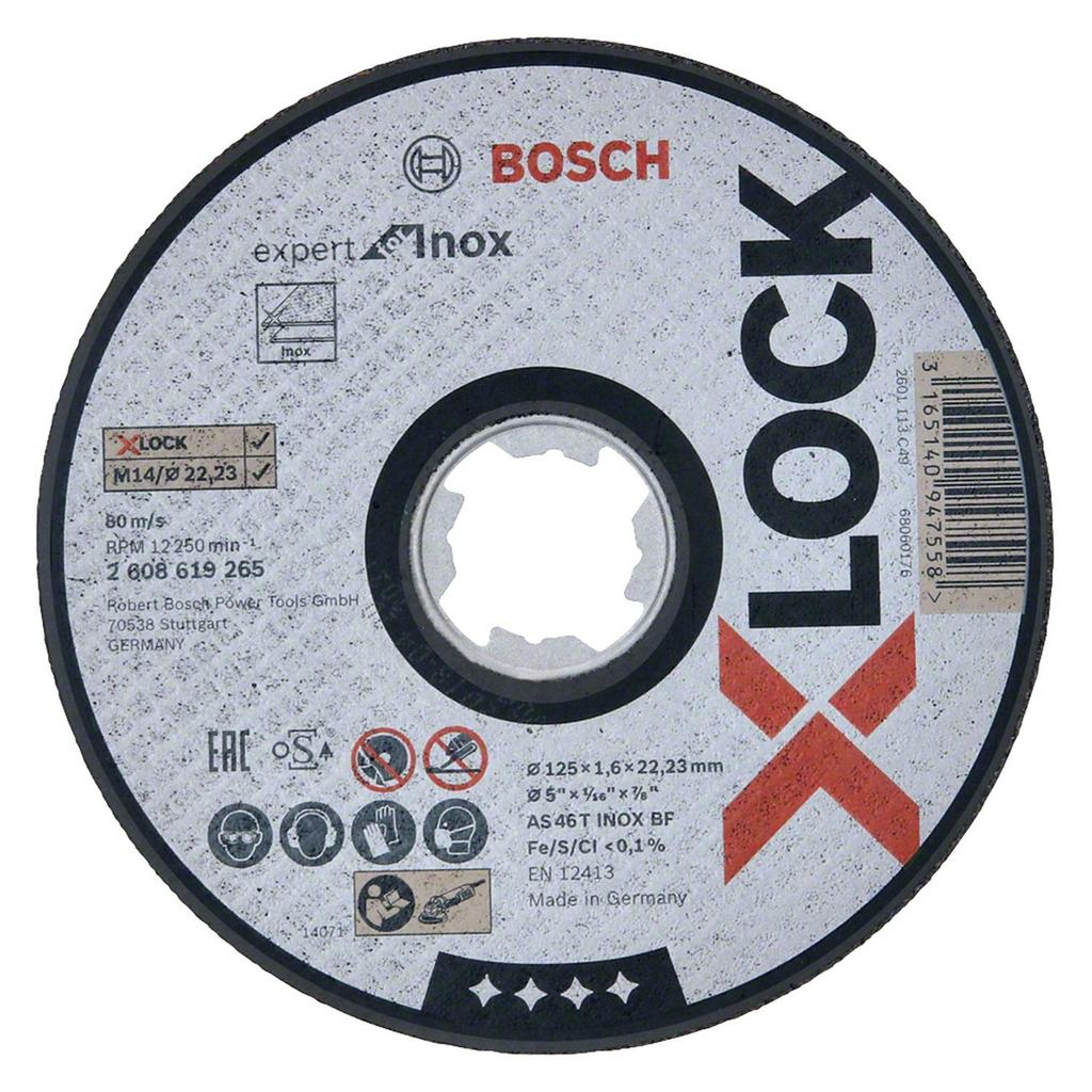 Bosch Cutting Wheel Stainless Steel EX 25 Pieces 2608619265 X-LOCK 125x1.6