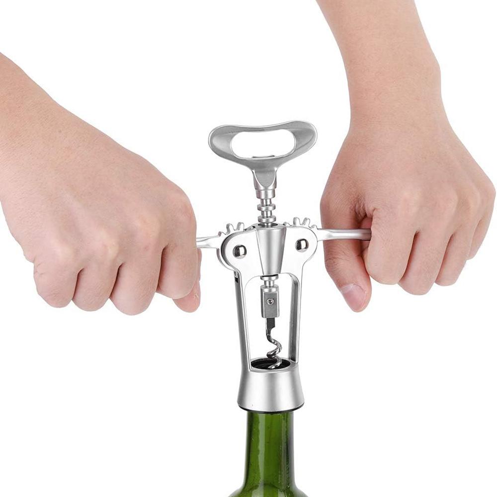Многофункциональный штопор Wing Corkscrew, открывалка для винных бутылок и приспособление для извлечения пробок для красного вина и пива