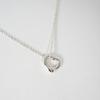 [Б/у] TIFFANY/Tiffany 925 Open Heart Pendant/Necklace/g411-55