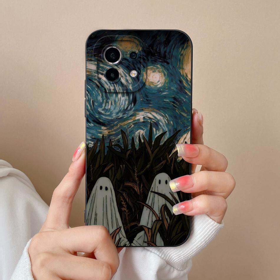 For Xiaomi Mi 11 Lite/Mi 11 Pro Phone Case Full Protection Cute Back Cover For Mi11 Lite Mi 11Pro Soft Liquid Silicone Bumpers