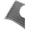 Real Soft Carbon Fiber Car Ignition Lock Panel Engine Start Stop Switch Cover Trim Sticker Auto Interior Accessories Compatible with Toyota