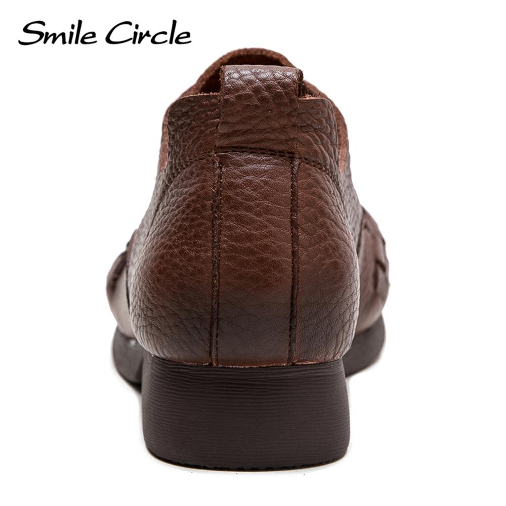 Осенние новые удобные однослойные туфли из воловьей кожи, простая повседневная женская обувь для путешествий в стиле ретро