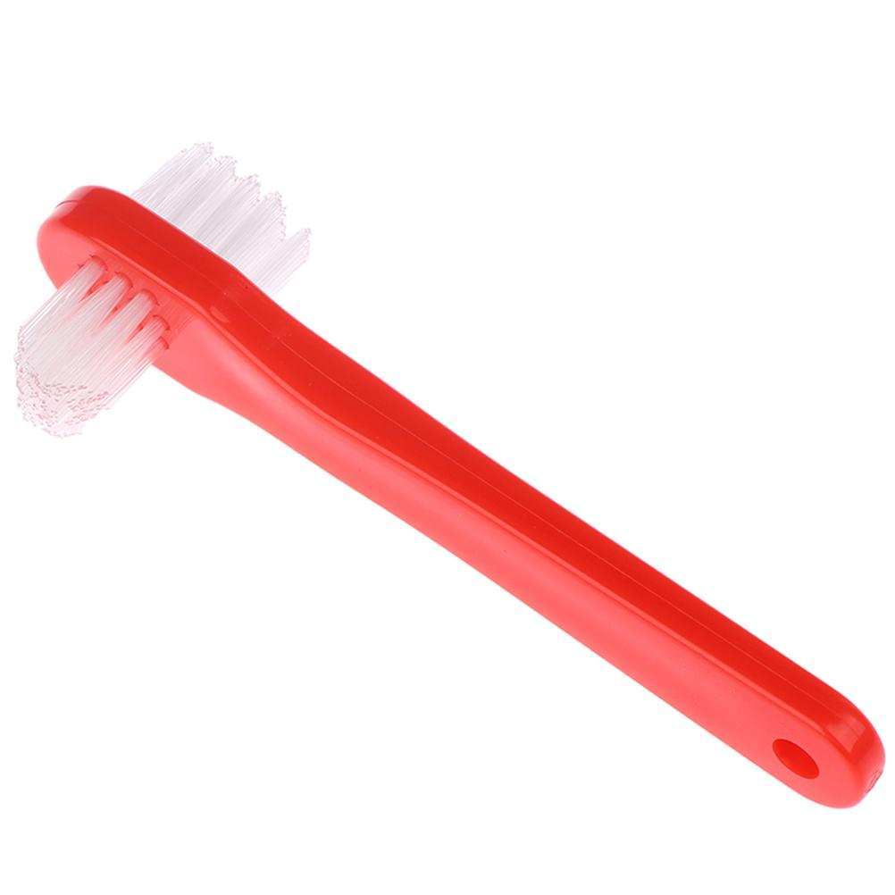 1Pcs Denture Toothbrush Cleaning Brush Double Sided Denture Brush Invisible Braces Orthodontic Retainer Descaling Brush